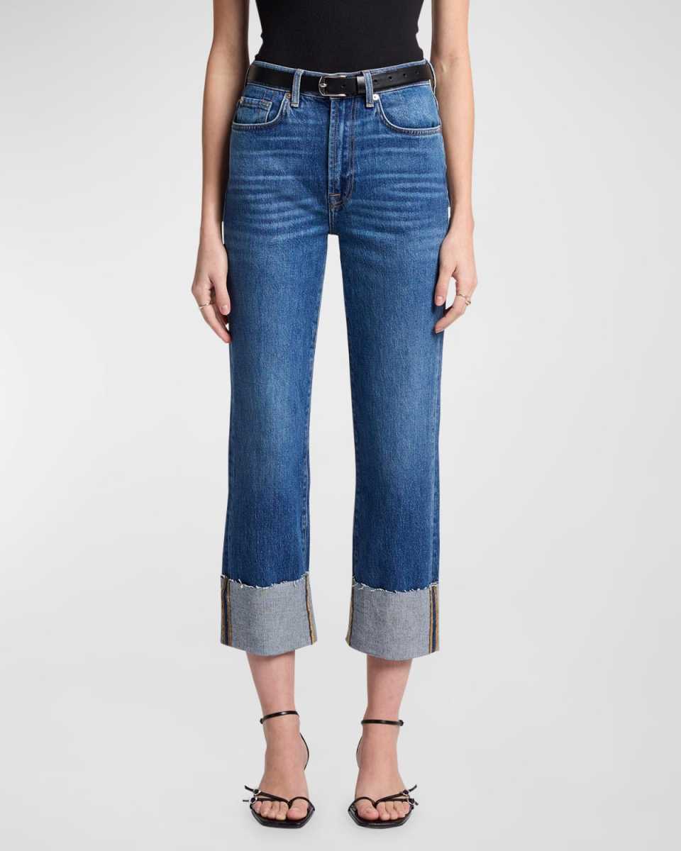 Logan Cuffed Stovepipe Jeans